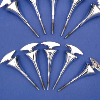 Sonor Teardrop T-rods Tension Rods Claws Clawhooks Bass Drum Lot of 10 Vintage image 4