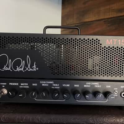 PRS MT 15 V1 Mark Tremonti Signature 2-Channel 15-Watt Guitar Amp Head 2018 - 2024 - Black image 1
