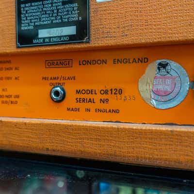 Orange OR120 120 Watt Guitar Amp Head - (Pre-Owned) image 2