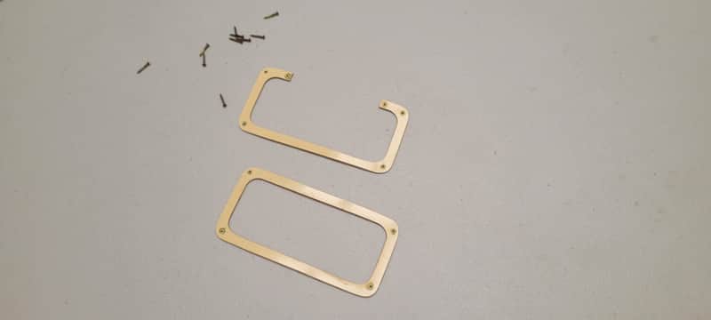 Gibson Les Paul Deluxe Goof Hiders (pickup rings) 1970's image 1