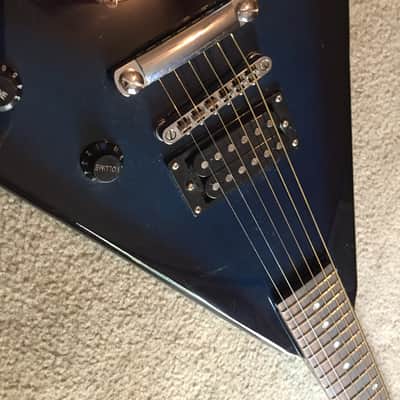 Mahar Flying v 2000s Blue Sunburst image 3