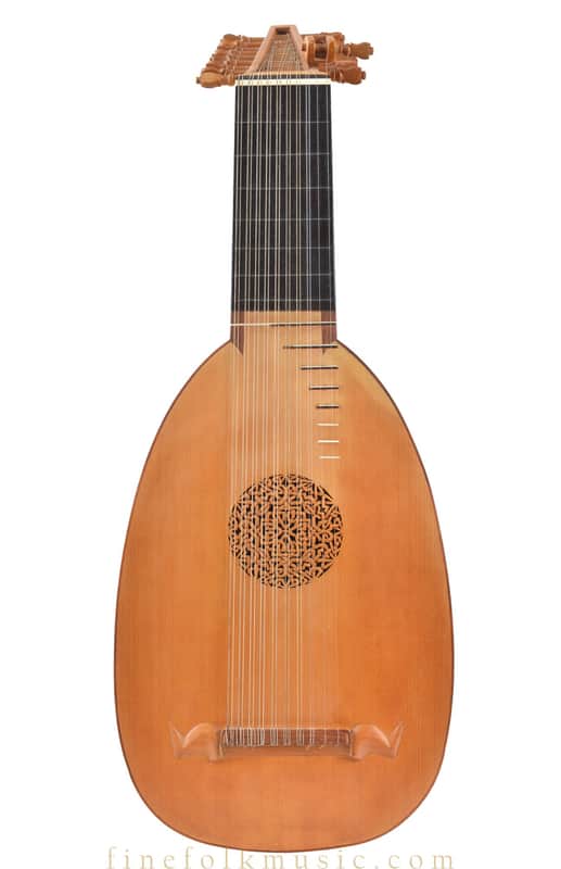 10-course Raymond Passauro Zuccaro Renaissance Lute 1968 image 1
