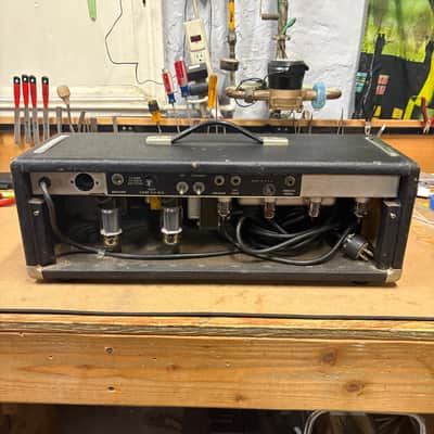 1967 Blackface Fender Bandmaster Guitar Amp Head image 5