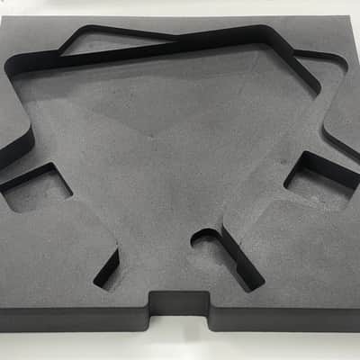 Custom Foam Insert for Rack Drawer fits 2 Shure UA874 UHF antennas image 2