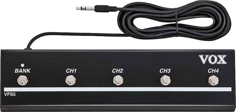 Vox VT Series 5 Button Footswitch for Valvetronix