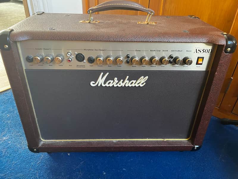 Marshall Acoustic Soloist AS50D 2-Channel 50-Watt 2x8" Acoustic Guitar Combo image 1