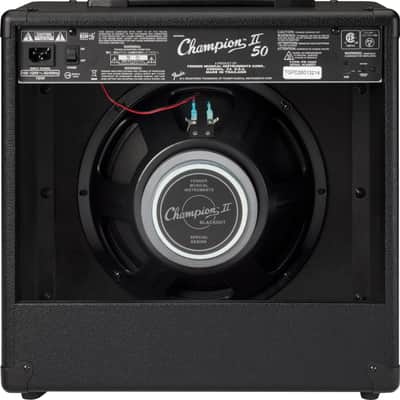 Fender Champion II 50-Watt Blackout 1x12 Combo Electric Guitar Amplifier image 2