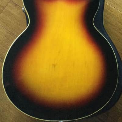 Meazzi hollow body mod SPITFIRE anni 60 - yellow sunburst image 10