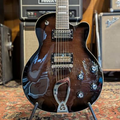 Guild Newark St. Collection Aristocrat HH 2020 - Present - Trans Black Burst image 1