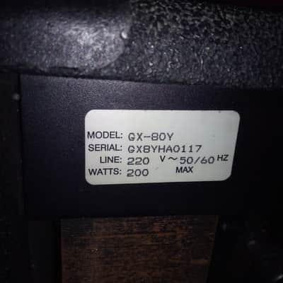 Crate GX80 GX 80Y 1990s - BLACK COMBO REVERB 2 CHANNEL CLEAN OVERDRIVE DISTORTION image 9