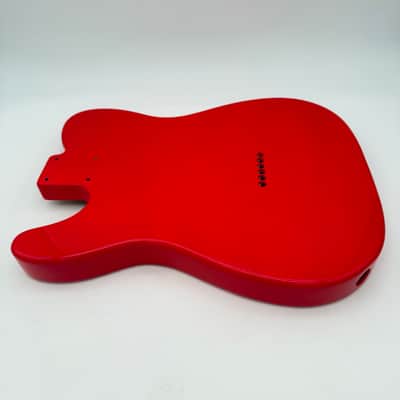 HooDoo Telecaster Body Roasted Ash Fiesta Red htb5322 image 6