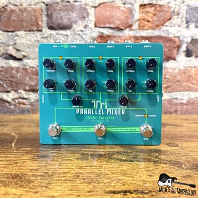 Electro-Harmonix Tri Parallel Mixer Effects Loop Mixer / Switcher *NEW* (2026 - Green) image 2