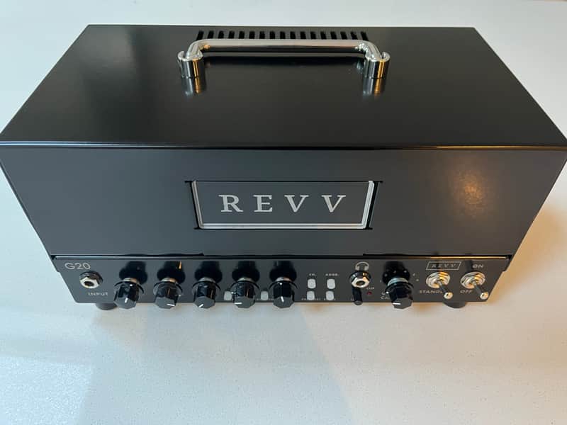 REVV G20 2-Channel 20-Watt Guitar Amp Head with Reactive Load and Virtual Cabinets