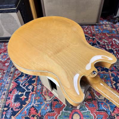 Yamaha SA60 Natural Semi-Hollow 335 Style Vintage 1974 w/Case image 24