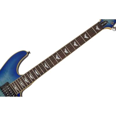 Schecter Omen Extreme-6 Guitar Ocean Blue Burst B-Stock 1132 image 3