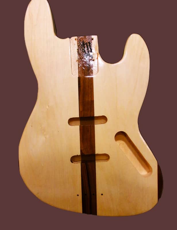 Jazz Bass Guitar Body 2025 - Natural image 1
