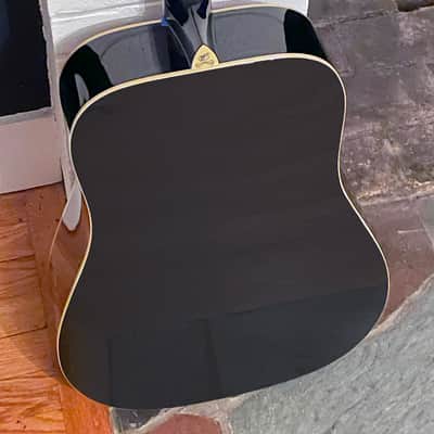 Washburn Acoustic Guitar - Custom-painted New York City Skyline with Twin Towers image 6