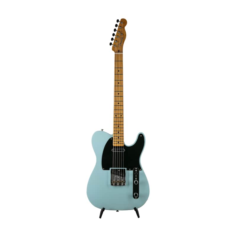 Fender Vintera 50s Telecaster Modified Electric Guitar, Maple Fretboard, Daphne Blue, MX1904XXXX image 1