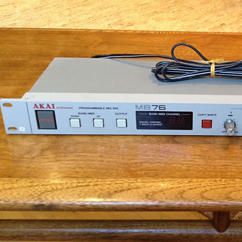 Akai MB76 MIDI Programmable Mix Bay | Reverb