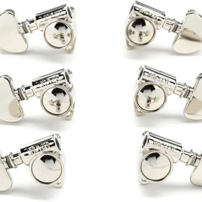 Grover 102NV Original "Milk Bottle" Style Rotomatics Tuning Machines Set - Nickel image 2