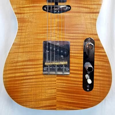Willow Glen Guitars, MB TigerEye I, Custom Made in California,Curly Hard Maple Top, Chambered 1-Piece Khaya Body, 7lbs 13.8ozs, w/HSC 2013 image 4