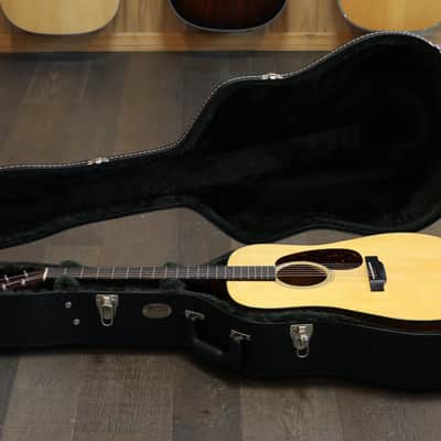 Mint! 2022 Martin D-18 Dreadnought Acoustic Guitar Natural + OHSC image 21