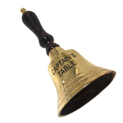 Dannan Captain Hand Bell 2020s - Brass image 2