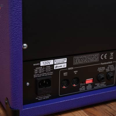 Engl Custom Shop Special Edition Founders Edition E670FE 5-Channel 100-watt all Tube Head with 6L6 Tubes Purple Bronco image 5