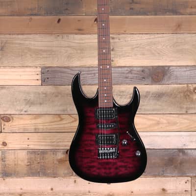 Ibanez GRX70QA Electric Guitar Transparent Violet Sunburst image 4