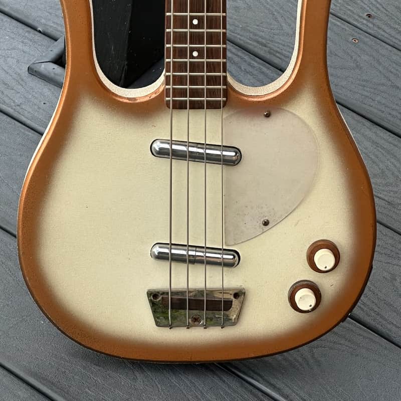 1962 Danelectro 4423 Longhorn 4-String Bass Copper’burst