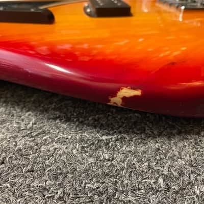 Fender Deluxe Dimension Bass IV with Rosewood Fretboard 2014 - 2016 - Aged Cherry image 3