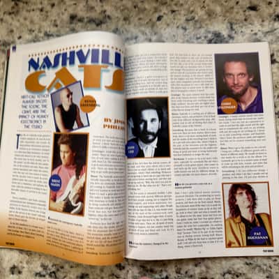 Peavey 30th Anniversary Monitor Magazine Steve Cropper Tubefx Raptor 1995 Delta blues classic 30 5150 reactor image 9