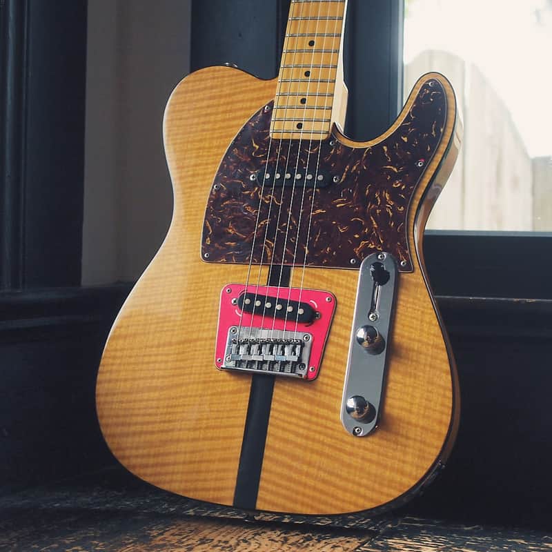 Prinz of Tone! Hohner The Prinz Mad Cat Prince Telecaster with Bookmatched Flamed Maple Top image 1