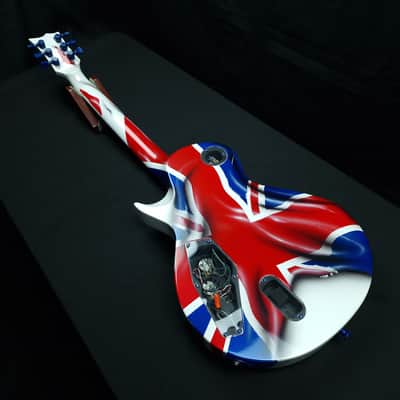 ESP LTD EC-1000 Deluxe Custom Union Jack Flag finish Seymour Duncan Distortion pickups + hardcase image 16