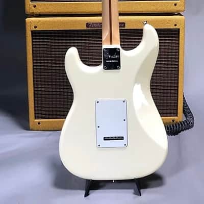 Fender Limited Edition American Standard Stratocaster, Olympic White with Matching Headstock  2010 image 2