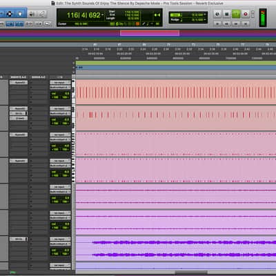 The Synth Sounds Of Enjoy The Silence By Depeche Mode - Pro Tools Session - Reverb Exclusive image 2