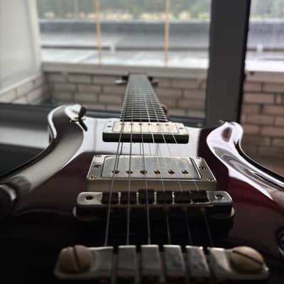 PRS Paul Reed Smith (PRS) Wood Library McCarty 594 with a Korina body and Burgundy Metallic finish 2022 - Burgundy Metallic finish image 5