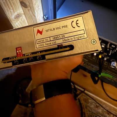 AMS Neve 1073LB 500 Series Mic Preamp Module 2010s - Blue image 2