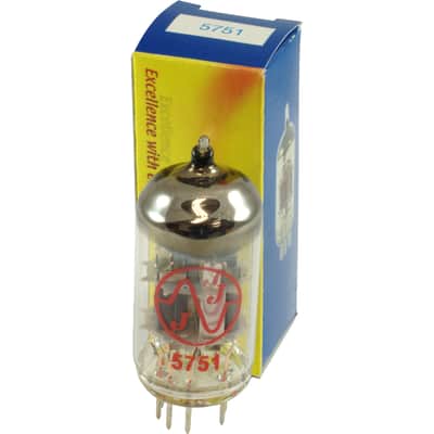 5751, JJ Electronic, Double Triode, Vacuum Tube, Pin Type: Regular image 2