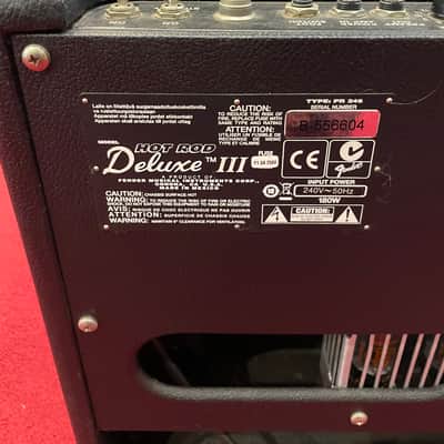 Fender Hot Rod Deluxe 3-Channel 40-Watt 1x12" Guitar Combo 2002 - 2010 - Black image 3