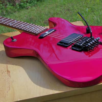 Barrington ESP BRG 872 1988 Hot Pink.  RARE & Collectible.  Barrington, IL. USA MIJ image 5