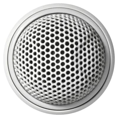 Shure MX395W/BI White Button Mic, BIDirectional, 3-Pin XLR image 7