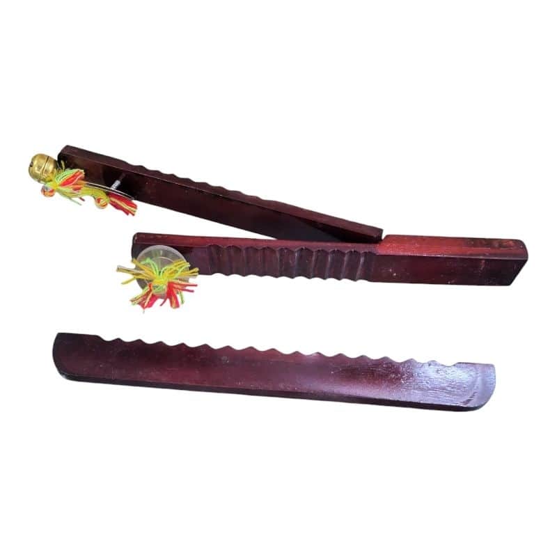 “Senh Tien” Coin Clappers Musical Instrument, Vietnamese percussion instrument, Castanet VietNam, royal court music, and traditional dance such as chầu văn, ca trù, and hát chèo. image 1