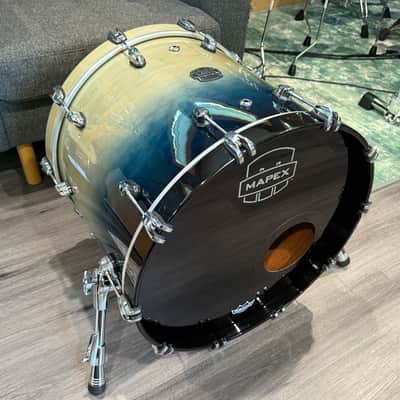 Mapex Saturn (2020) 20" x 16" Kick Drum - Teal Blue Fade 2020 - Teal Blue Fade image 2