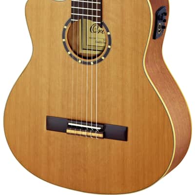ORTEGA RCE131L Lefthand Nylon Elektro-Akustik-Gitarre 4/4 inkl. Gigbag natur image 2