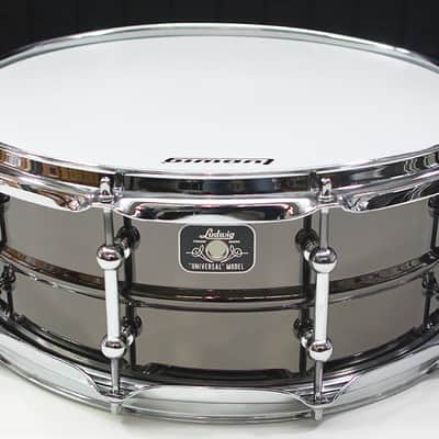 Ludwig Universal Black Brass 5.5" x 14" Snare Drum w/ Chrome Hardware & Flanged Hoops image 1