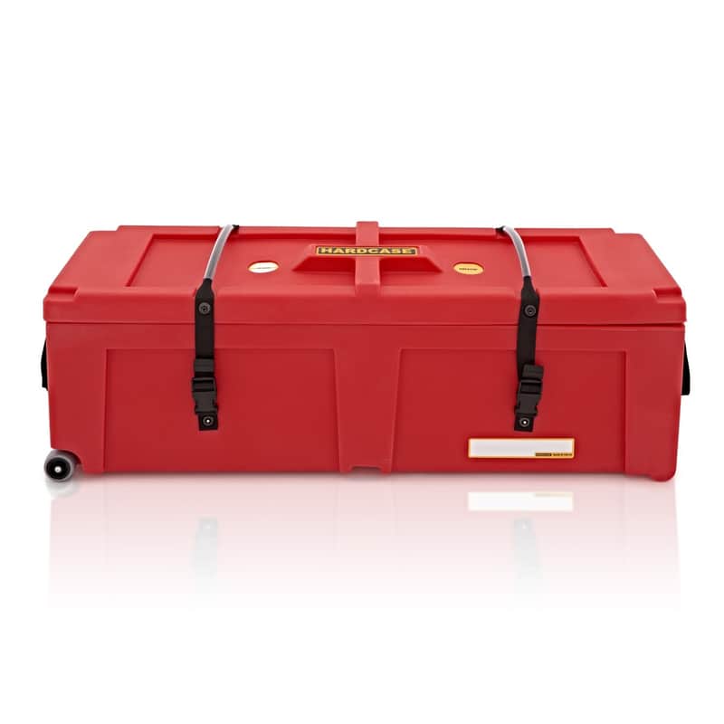 Hardcase HNP28WR 28" Hardware Case With Wheels Red image 1