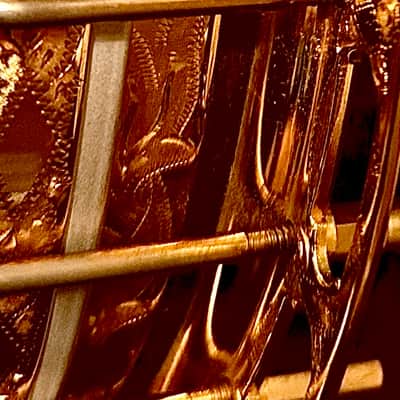 Gibson RB6 Gold Sparkle With Custom Bella Voce Engravings 5 String Banjo 1999 image 3