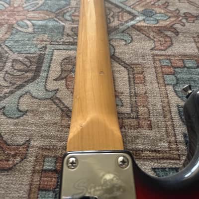 Squier Stratocaster with Rosewood Fretboard 1992 - 1996 - sunburst image 8