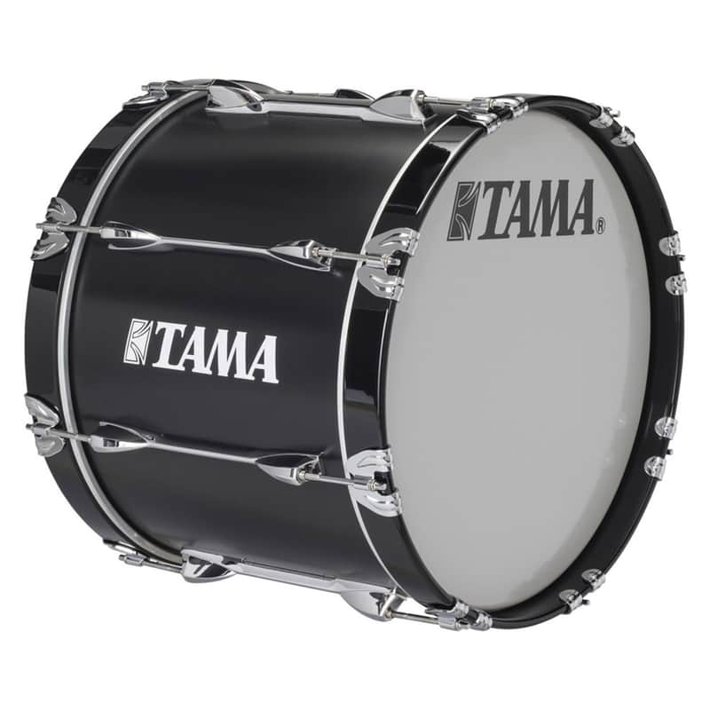Immagine Tama R2214BL-SBK Starlight Marching Bass Drum 22"x14" Satin Black - Marching bass drum - 1